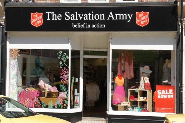 A Salvation Army shop in Bournemouth.